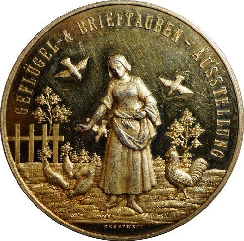 1902-Medaille-Geflgel-u-Brieftauben-Ausstellung-Landshut-gold 1902-Medaille-Geflgel-u-Brieftauben-Ausstellung-Landshut-gold